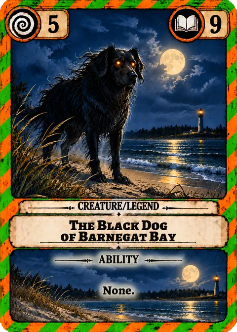 The Black Dog of Barnegat Bay card