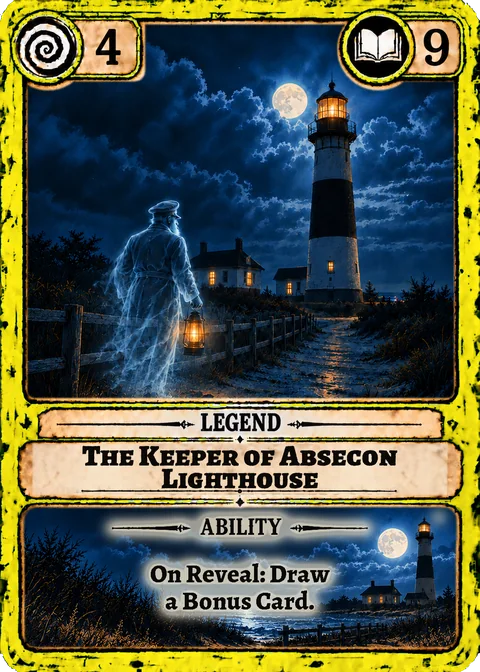 The Keeper of Absecon Lighthouse Legend card