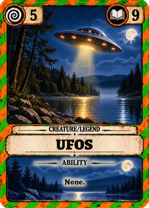 UFOs card