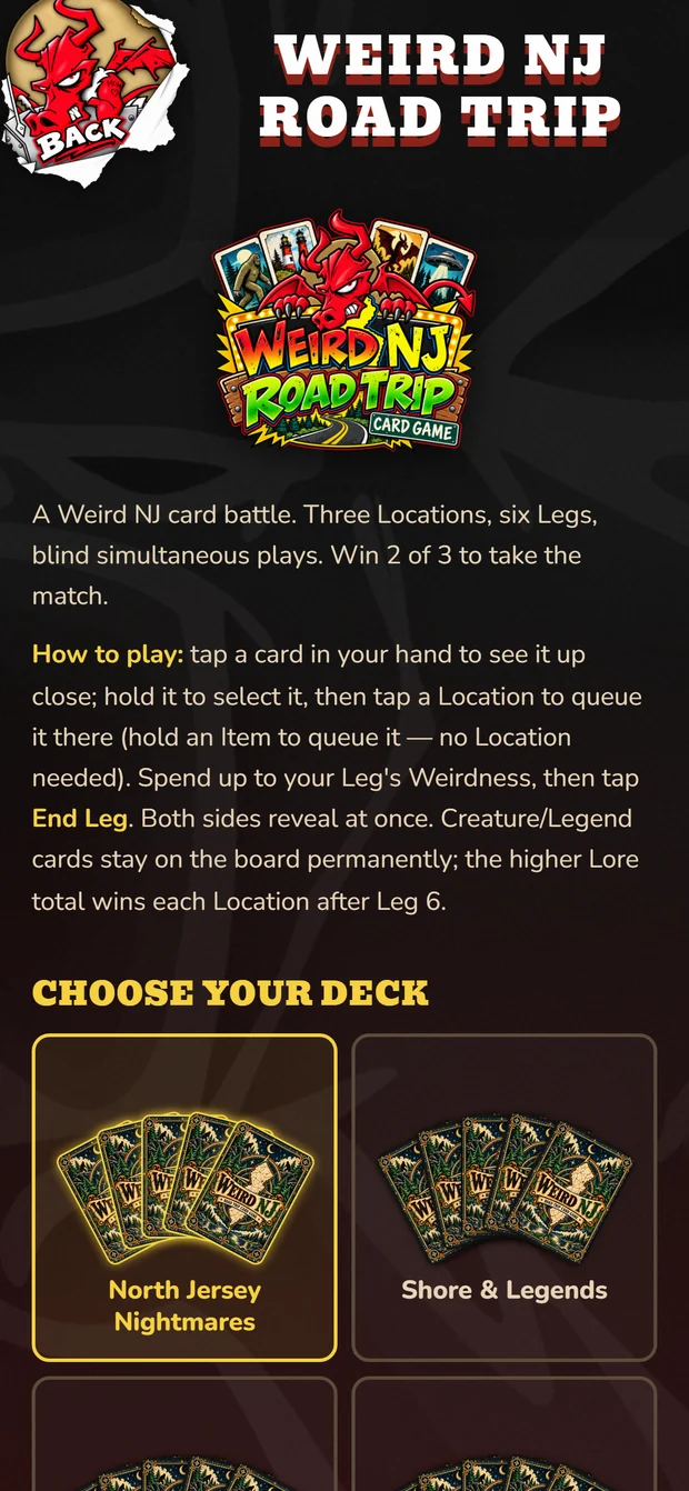 Weird NJ Road Trip in the Weird NJ app